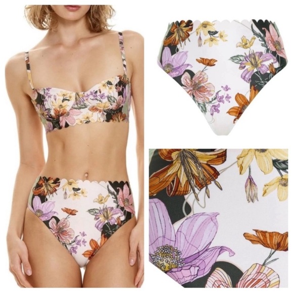 New! Agua Bendita Vitreo Penelope Bikini Bottom 3747 - Picture 1 of 10